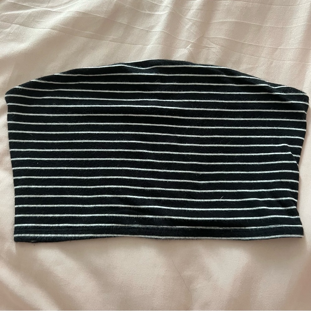 Striped tube top